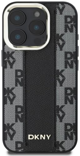 iPhone 16 Pro Max (6.9") hátlap tok, PU, magsafe, mintás, DKNY Checkered Pattern Magsafe