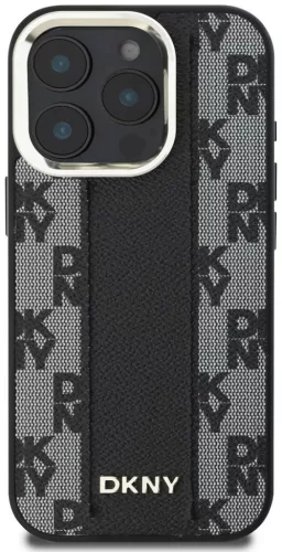 iPhone 16 Pro Max (6.9") hátlap tok, PU, magsafe, mintás, DKNY Checkered Pattern Magsafe