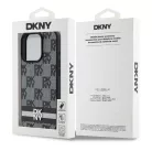 iPhone 16 Pro Max (6.9") hátlap tok, PU, mintás, DKNY Checkered Pattern and Stripe
