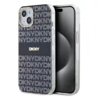 iPhone 16 Pro (6.3") hátlap tok, PU, magsafe, mintás, DKNY Repeat Pattern Tonal Stripe Magsafe