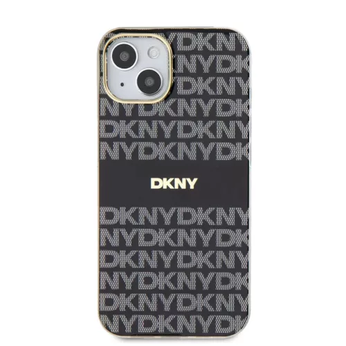 iPhone 16 Pro (6.3") hátlap tok, PU, magsafe, mintás, DKNY Repeat Pattern Tonal Stripe Magsafe