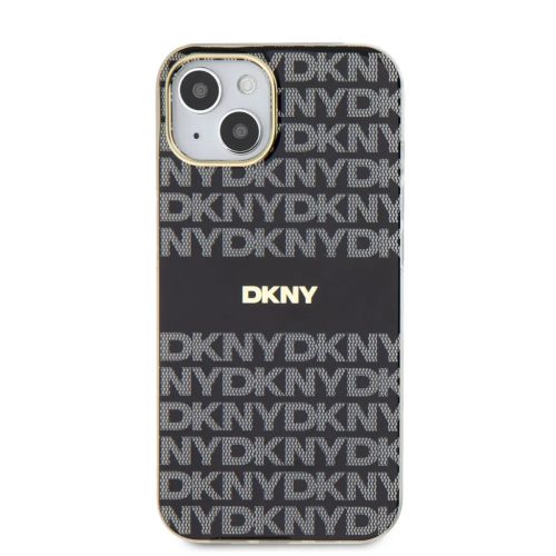 iPhone 16 Pro Max (6.9") hátlap tok, PU, magsafe, mintás, DKNY Repeat Pattern Tonal Stripe Magsafe