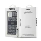 iPhone 16 Pro Max (6.9") hátlap tok, PU, magsafe, mintás, DKNY Repeat Pattern Tonal Stripe Magsafe