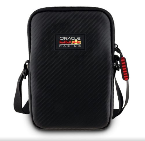 Red Bull PU Carbon telefontartó táska, M méret, fekete, RBPBNPAK