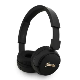   GUESS Script Metal Logo vezeték nélküli fejhallgató, BT5.3, IPX4, fekete, GUBHV6SCK