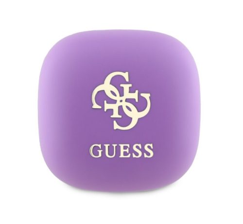 Guess 4G Logo Mini stereo bluetooth headset vezeték nélküli töltőtokkal, TWS, lila, GUTWSJ144ESL