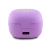 Guess 4G Logo Mini stereo bluetooth headset vezeték nélküli töltőtokkal, TWS, lila, GUTWSJ144ESL