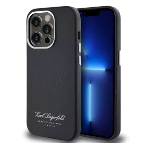   iPhone 16 Pro Max (6.9") hátlap tok, PC / TPU, fekete, Karl Lagerfeld IML Aquarelle