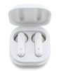 GUESS 4G Metal Logo stereo bluetooth headset vezeték nélküli töltőtokkal, TWS, fehér, GUTWSJ7HE4GH