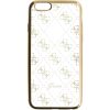 iPhone 5 / 5S / SE (4.0") hátlap tok, TPU tok, arany / átlátszó, GUESS (GUHCPSETR4GG)
