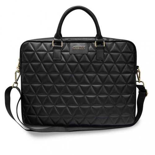 GUESS Quilted (GUCS15QLBK) 15"-os steppelt fekete laptop táska