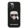 Karl Lagerfeld iPhone 12 Mini (5,4") fekete szilikon hátlap tok