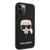 Karl Lagerfeld iPhone 12 Mini (5,4") fekete szilikon hátlap tok