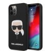 Karl Lagerfeld iPhone 12 Mini (5,4") fekete szilikon hátlap tok