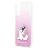 Karl Lagerfeld Samsung G998 Galaxy S21 Ultra "Choupette Eats" pink hátlap tok