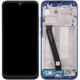 Xiaomi Redmi 7 LCD + érintőpanel kerettel, kék, gyári