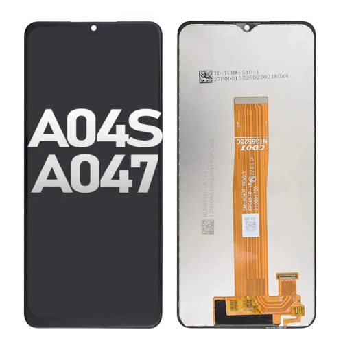 Samsung Galaxy A04s LCD+érintőpanel, fekete, SM-A047F