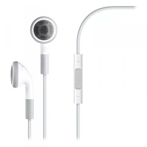 Apple iPhone stereo headset fülhallgató, 3.5mm jack, gyári, hangerőszabályzó / mikrofon, fehér, (MB770G/A) (CSOMAGOLÁS NÉLKÜLI)