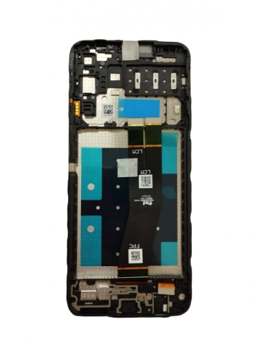 Samsung Galaxy A14 4G LCD + érintőpanel kerettel, gyári, fekete, SM-A145P, SM-A145R