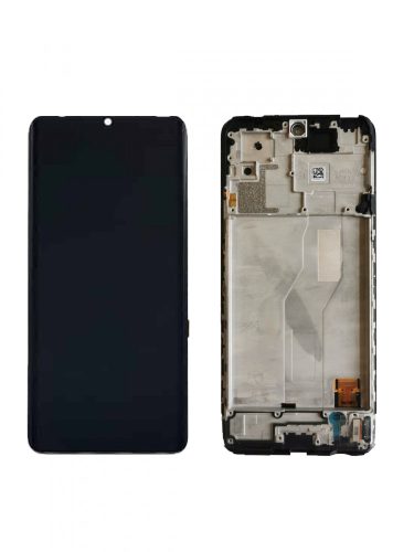 Xiaomi Redmi Note 10 Pro fekete gyári LCD + érintőpanel kerettel