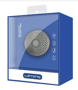 Letang YX-01 ezüst fém bluetooth hangszóró 5W