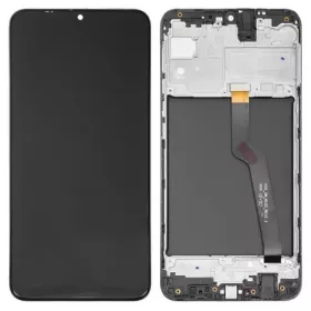   Samsung Galaxy M10 LCD + érintőpanel kerettel, fekete, gyári, SM-M105F