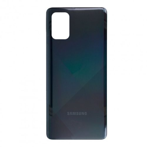 Samsung Galaxy A71 gyári készülék hátlap, bontott, fekete, SM-A705