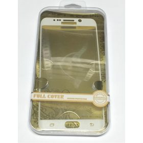   Samsung G928F Galaxy S6 Edge+ hajlított fehér 0,3mm előlapi üvegfólia