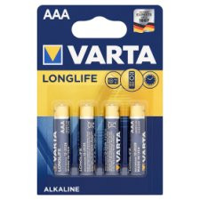 Varta Longlife LR03 AAA alkáli elem (4db)