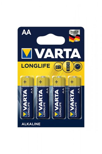 Varta Longlife LR6 AA alkáli elem (4db)