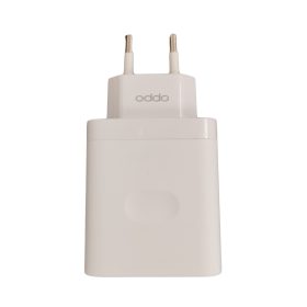   Oppo hálózati töltőfej, 1xUSB csatlakozó, gyári, fehér, 33W/3A, VCB3HAEH (CSOMAGOLÁS NÉLKÜLI)