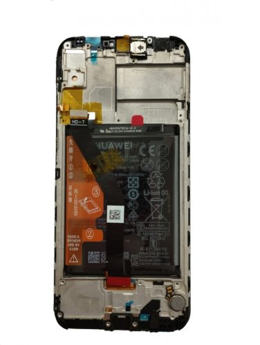 Huawei Y6S 2020 LCD + érintőpanel kerettel, akkumulátorral, fekete