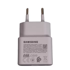   Samsung hálózati Type-C gyors töltőfej, gyári, fehér, 25W / 3A, EP-T2510NWEGEU (csomagolás nélküli)