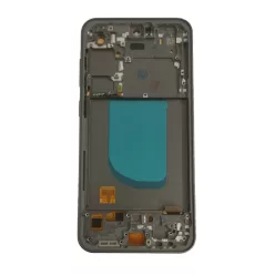   Samsung Galaxy S23 FE LCD + érintőpanel kerettel, OLED, fekete, SM-S711