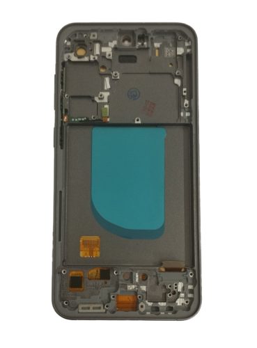 Samsung Galaxy S23 FE LCD + érintőpanel kerettel, OLED, fekete, SM-S711