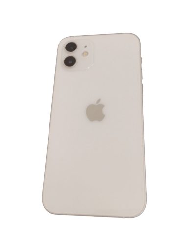 [K.ÁFA] Apple iPhone 12 128GB mobiltelefon, fehér, Grade A1 (HASZNÁLT, DOBOZ ÉS TARTOZÉK NÉLKÜL) 