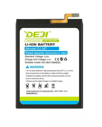 Huawei Mate 7 akkumulátor, 4000mAh, HB417094EBC, Deji