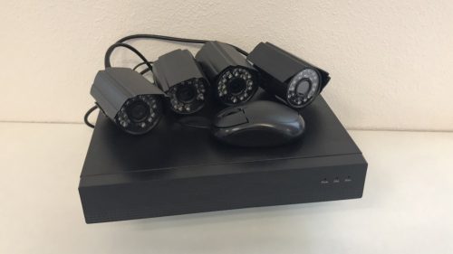 E-CH 7004-4 CCTV 4 kamerás biztonsági rendszer 4K Ultra HD 5G