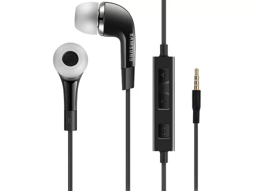 Samsung stereo vezetékes fülhallgató jack csatlakozóval, gyári, felvevőgombos / hangerőszabályzós, fekete, EHS64AVFBE (CSOMAGOLÁS NÉLKÜLI)