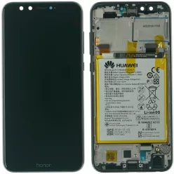   Honor 9 Lite LCD + érintőpanel kerettel / akkumulátorral, fekete, gyári