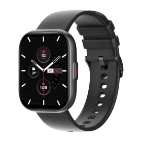   Colmi P68 okosóra szilikon szíjjal, 2.04" AMOLED kijelző, IP67 vízállóság, fekete