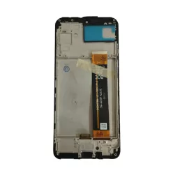   Samsung Galaxy A23 4G LCD + érintőpanel kerettel, fekete, SM-A235