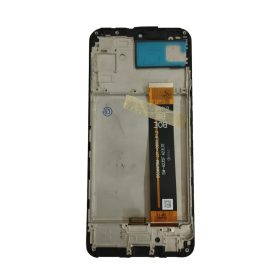   Samsung Galaxy A23 4G LCD + érintőpanel kerettel, fekete, SM-A235