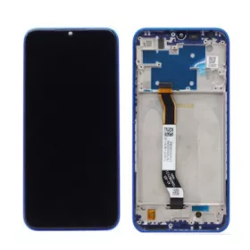   Xiaomi Redmi Note 8 LCD + érintőpanel kerettel, kék, gyári