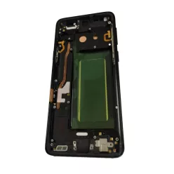   Samsung Galaxy S9 LCD + érintőpanel kerettel, OLED, fekete, SM-G960