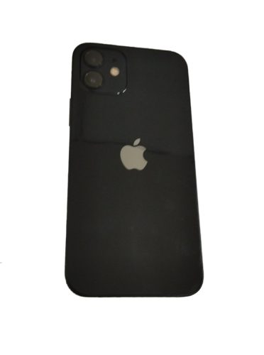 [K.ÁFA] Apple iPhone 12 128GB mobiltelefon, fekete, Grade A1, akku 100%, (HASZNÁLT, DOBOZ ÉS TARTOZÉK NÉLKÜL) 