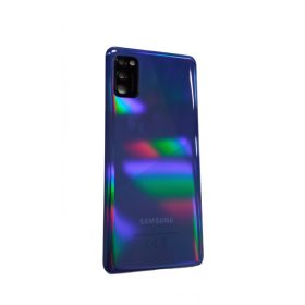   Samsung Galaxy A41 gyári készülék hátlap, bontott, kamera lencsével, kék, SM-A415