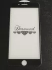 iPhone 7 Plus / 8 Plus (5,5") előlapi üvegfólia, 3D, fekete-kék, Diamond