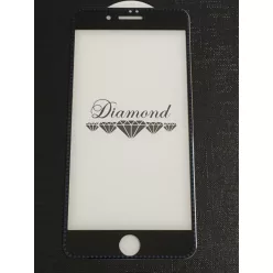   iPhone 7 Plus / 8 Plus (5,5") előlapi üvegfólia, 3D, fekete-kék, Diamond