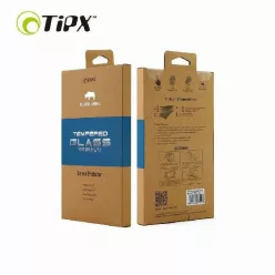   TiPX iPhone 6 6S Plus (5,5") fekete prémium 0,3mm előlapi üvegfólia